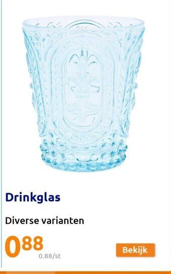 Action Drinkglas aanbieding