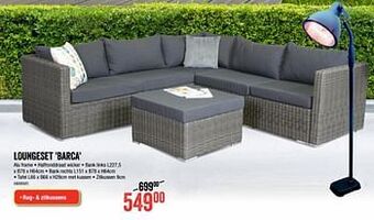 HandyHome Loungeset barca aanbieding