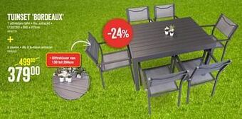 Tuinset bordeaux