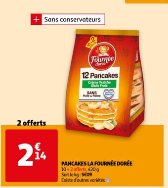 Auchan Pancakes La Fournee Doree aanbieding