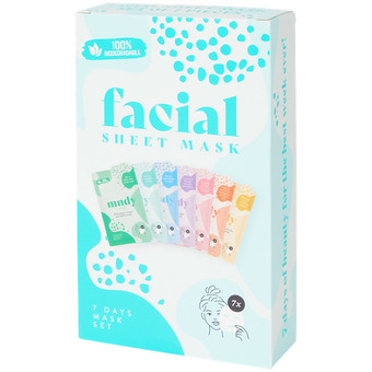 Action 7 dagen-gezichtsmaskers aanbieding