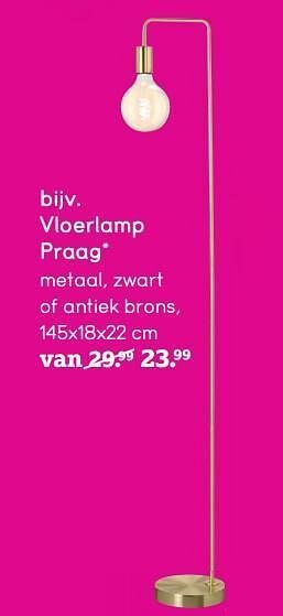 Leen Bakker Vloerlamp praag aanbieding
