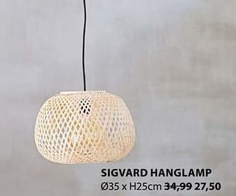 Jysk Sigvard hanglamp aanbieding
