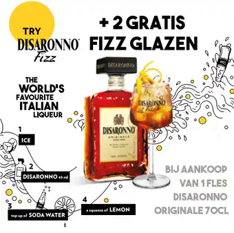 Prik en Tik Disaronno aanbieding