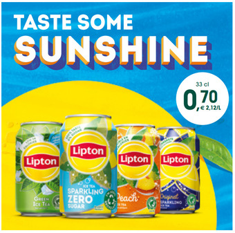 Prik en Tik Lipton aanbieding