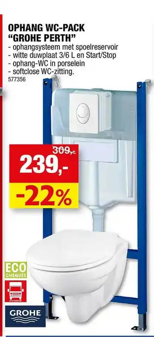 Hubo Ophang Wc-pack aanbieding