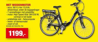 Hubo Met Middenmotor aanbieding