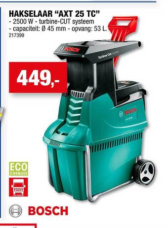 Hubo Hakselaar aanbieding