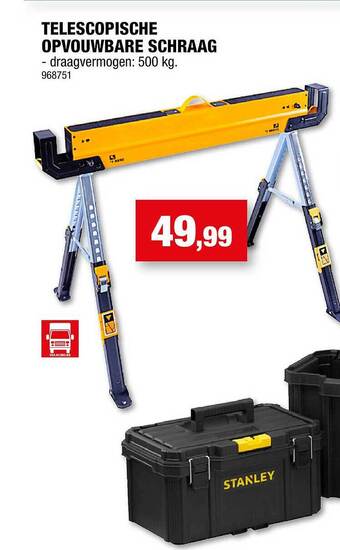 Hubo Telescopische Opvouwbare Schraag aanbieding