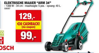Hubo Elektrische Maaier aanbieding