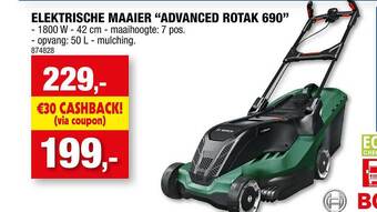 Hubo Elektrische Maaier aanbieding