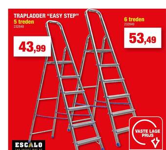Hubo Trapladder aanbieding