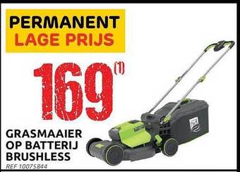 Brico Grasmaaier Op Batterij Brushless aanbieding