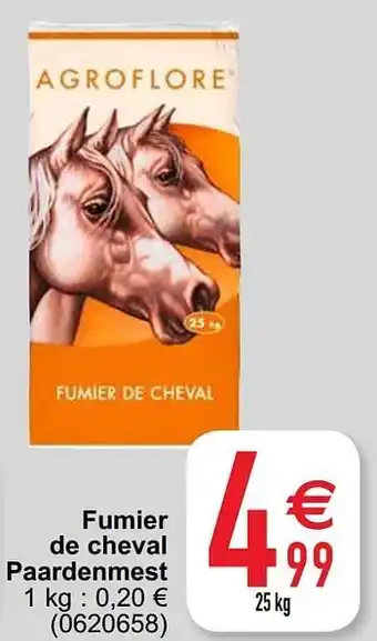 Agroflore Fumier de cheval paardenmest