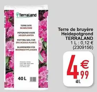 Terre de bruyère heidepotgrond terraland