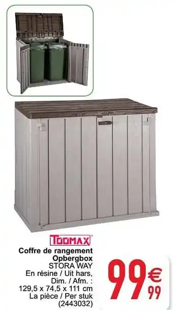 Cora Coffre de rangement opbergbox stora way toomax aanbieding