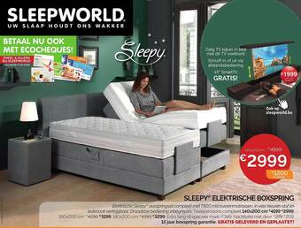 Sleepworld Sleepy Elektrische Boxspring aanbieding