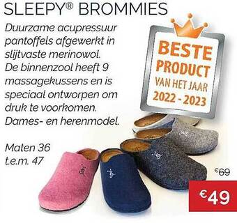 Sleepworld Sleepy Brommies aanbieding