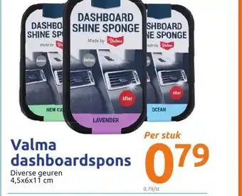 Action Valma dashboardspons 4.5x6x11 cm aanbieding