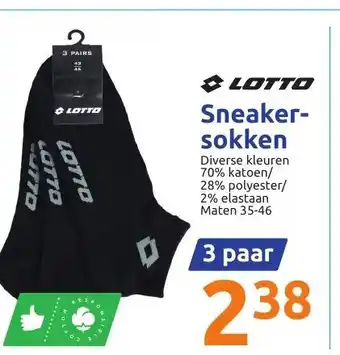 Action Lotto Sneakersokken 35-46 aanbieding