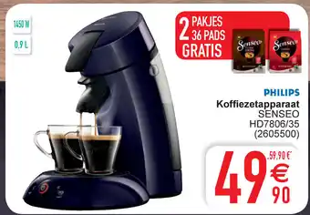 Cora Philips Koffiezetapparaat Senseo HD7806/35 aanbieding