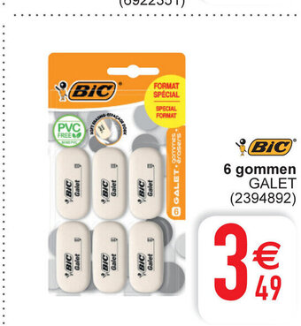 Cora BIC 6 gommen aanbieding