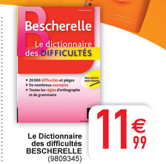 Cora Le Dictionnaire des difficultes Bescherelle aanbieding