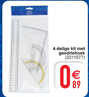 Cora 4-delige kit met geodriehoek aanbieding