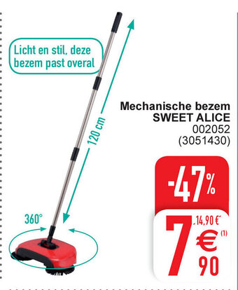Cora Mechanische bezem Sweet alice 002052 aanbieding