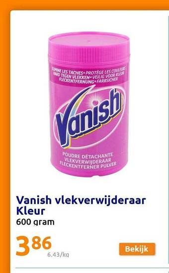 Vanish Vlekverwijderaar Kleur