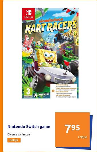 Action Nintendo Switch Game aanbieding