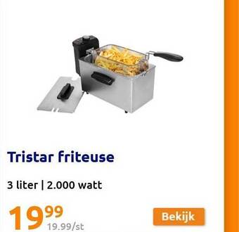 Action Tristar Friteuse aanbieding