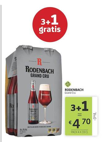 BelBev Rodenbach Grand Cru aanbieding