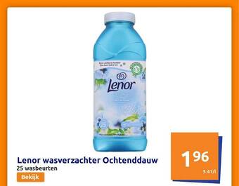 Action Lenor Wasverzachter Ochtenddauw aanbieding