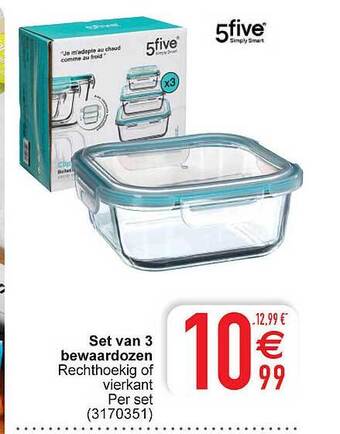 Set Van 3 Bewaardozen