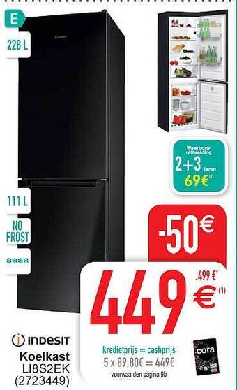 Cora Koelkast aanbieding