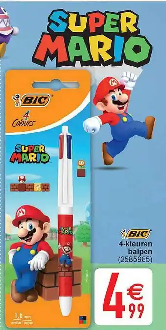 Cora Bic 4kleuren Balpen aanbieding