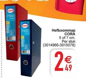 Cora Hefboommap Cora aanbieding