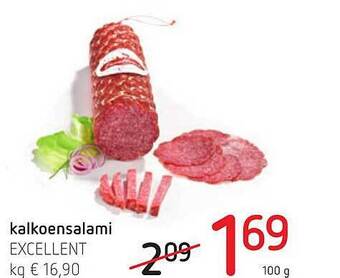 Spar Colruyt Kalkoensalami Excellent aanbieding