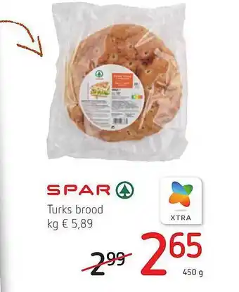 Spar Colruyt Spar Turks Brood aanbieding