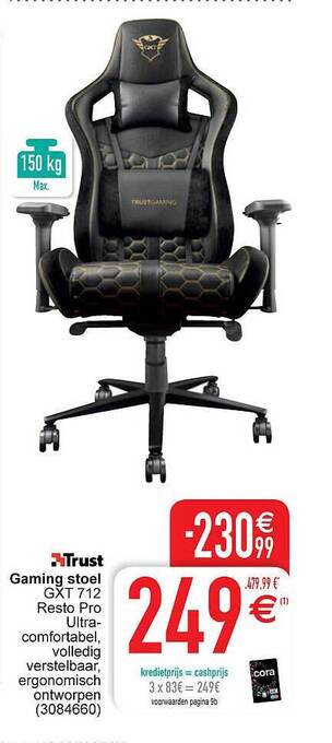 Cora Trust Gaming Stoel aanbieding