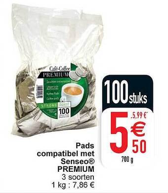 Cora Pads Compatibel Met Senseo Premium aanbieding