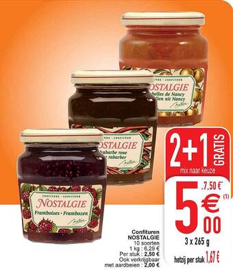 Cora Confituren Nostalgie aanbieding