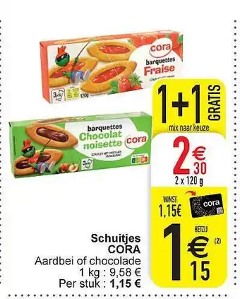 Cora Schuitjes Cora aanbieding