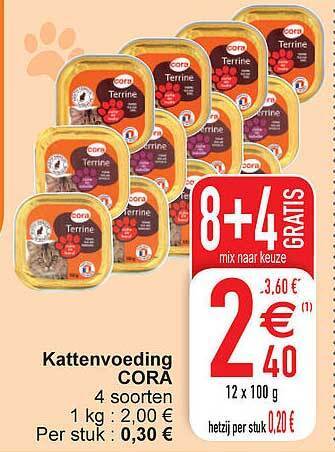 Cora Kattenvoeding Cora aanbieding