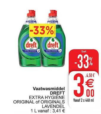 Cora Vaatwasmiddel Dreft aanbieding