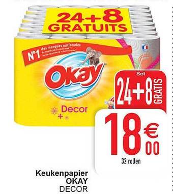 Cora Keukenpapier Okay Decor aanbieding