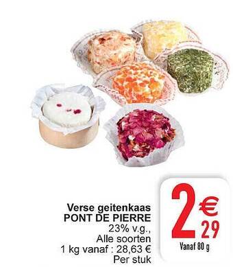Cora Verse Geitenkaas Pont De Pierre aanbieding