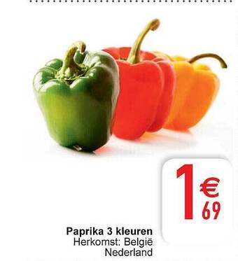 Cora Paprika 3 Kleuren aanbieding