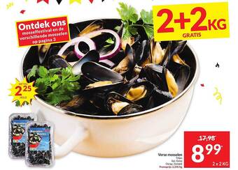 Intermarché Verse Mosselen aanbieding